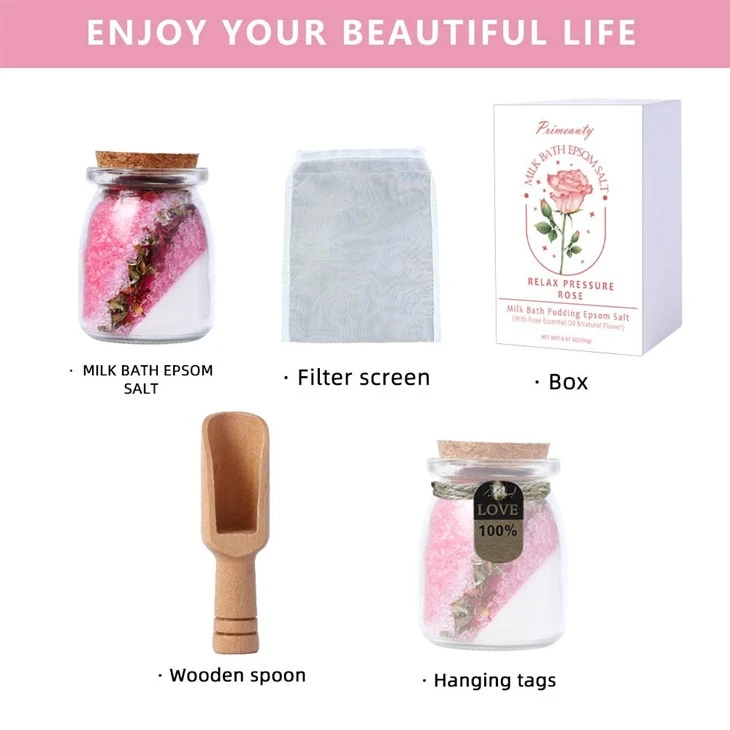 Rose Scented Epsom Salt